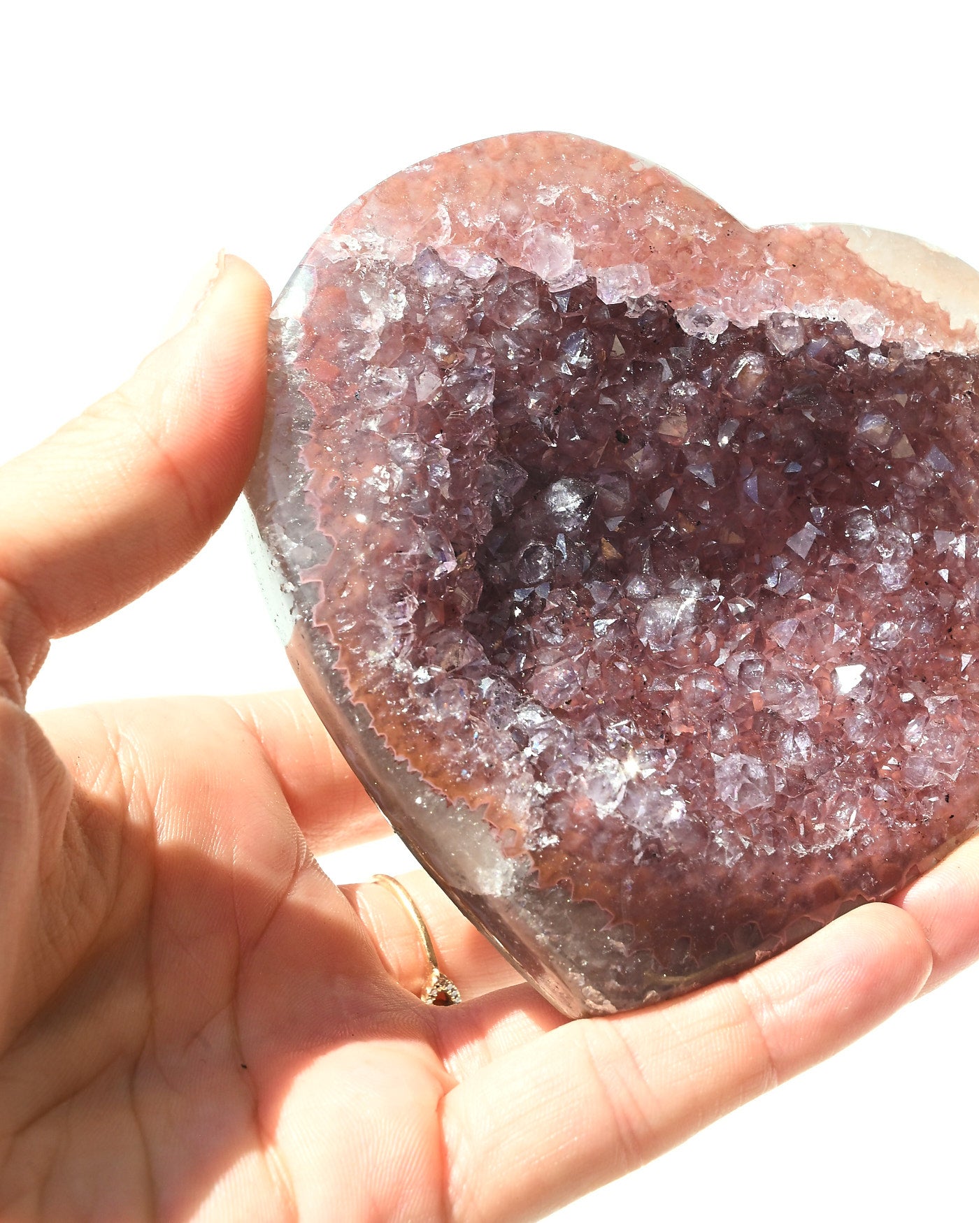 Amethyst Heart 371g