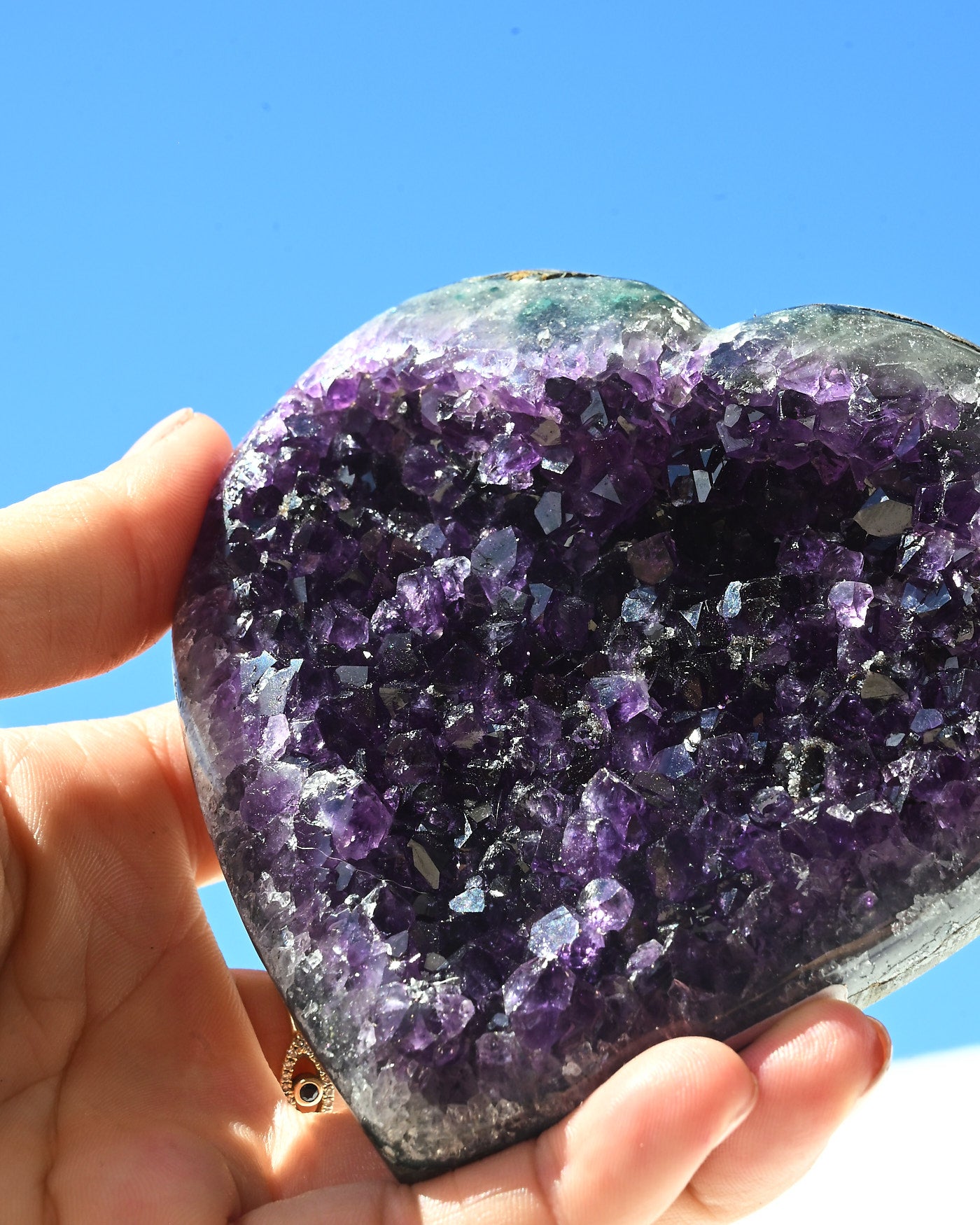 Amethyst Heart 380g