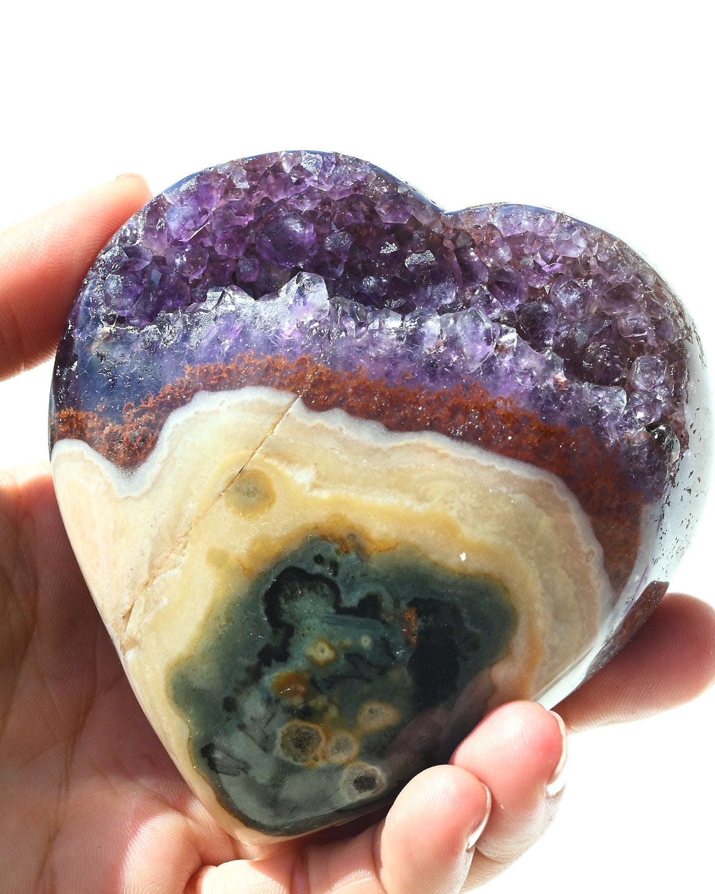 Amethyst Heart 410g