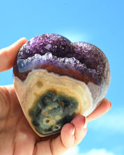 Amethyst Heart 410g view 3