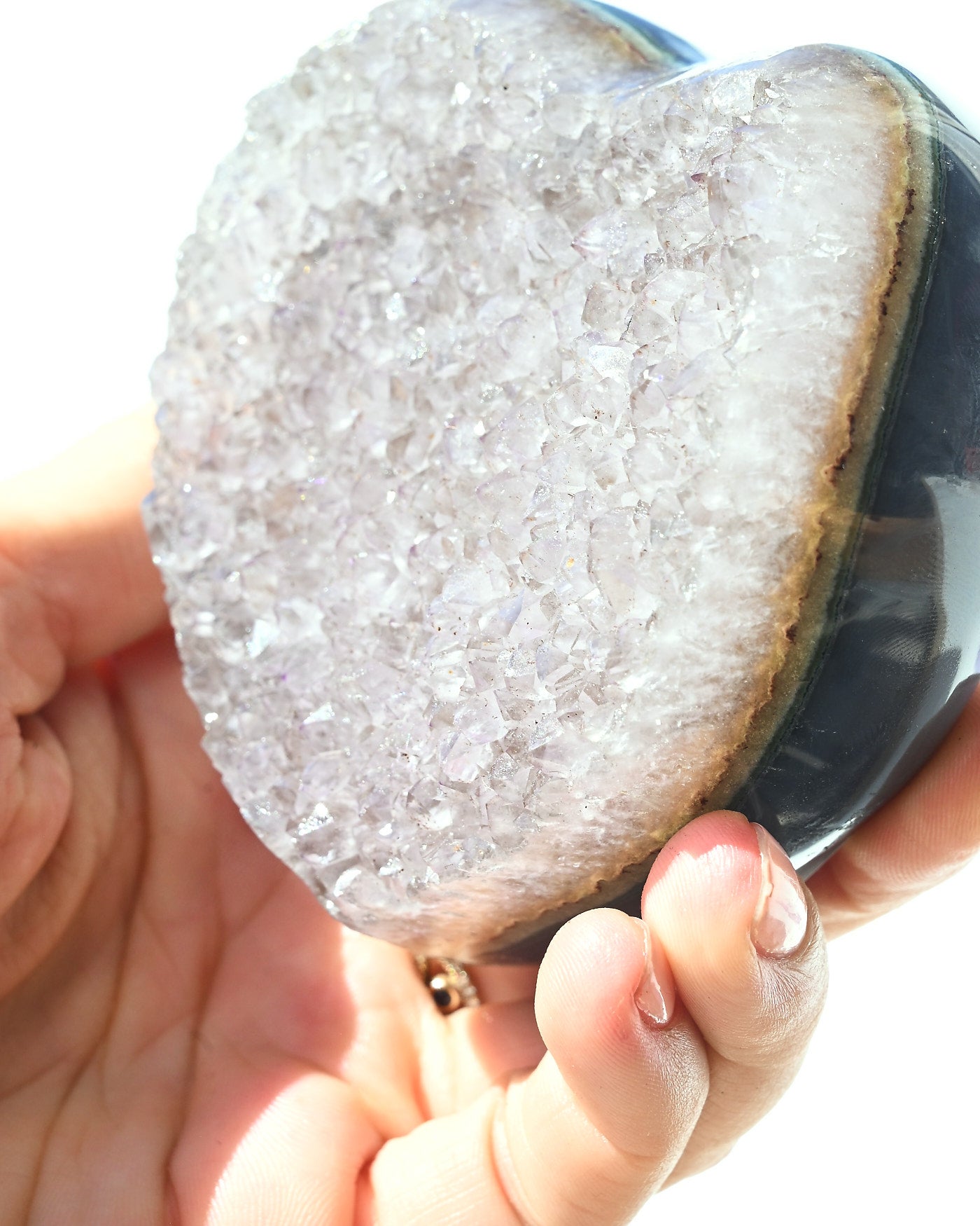 Amethyst Heart 440g view 3