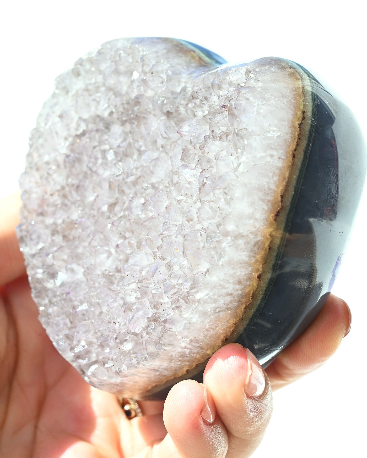 Amethyst Heart 440g view 2