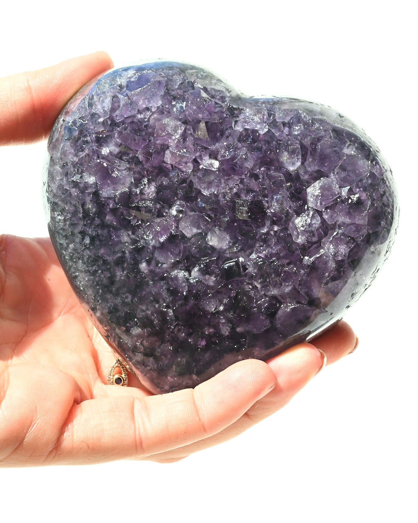 Amethyst Heart 470g