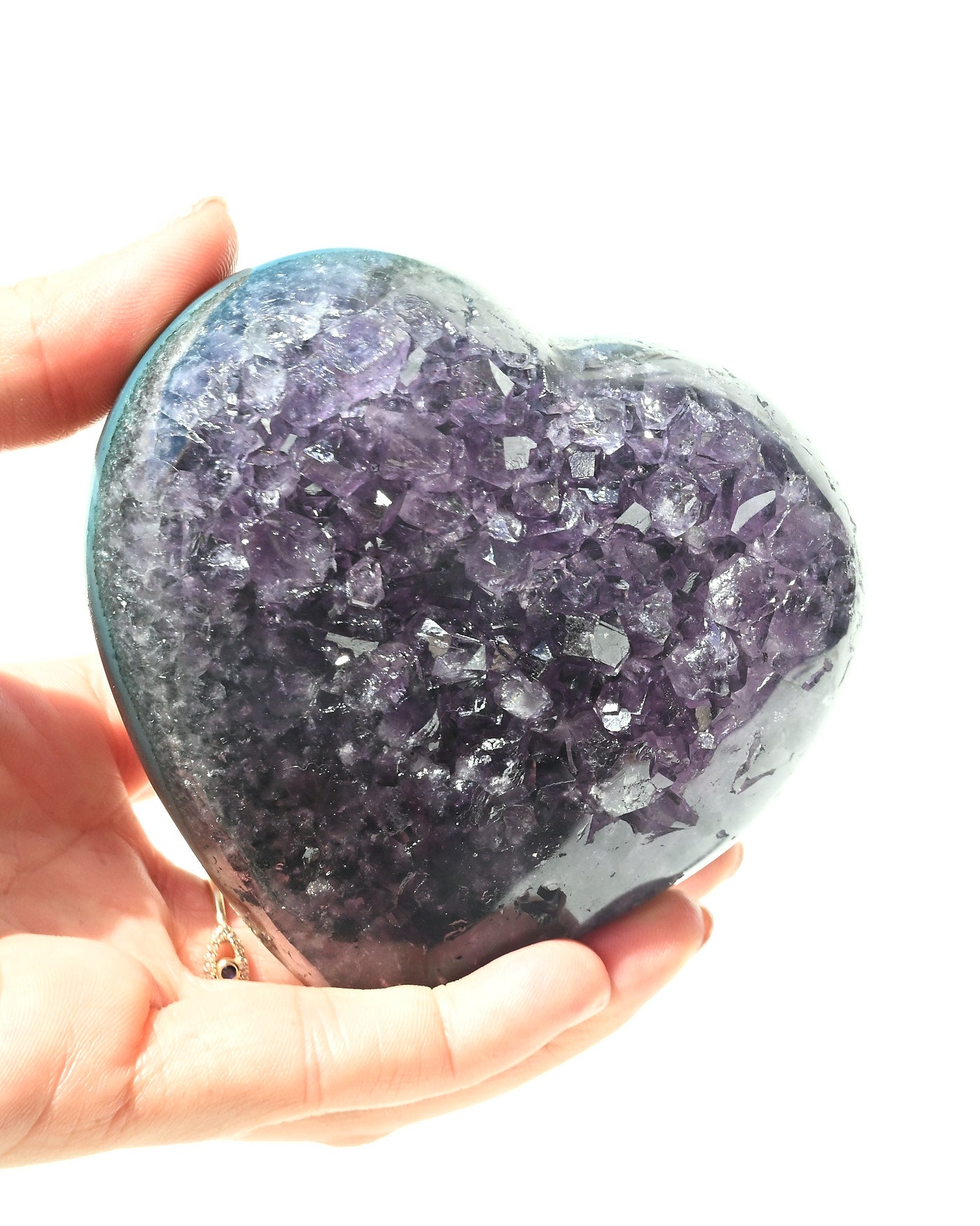 Amethyst Heart 470g view 3
