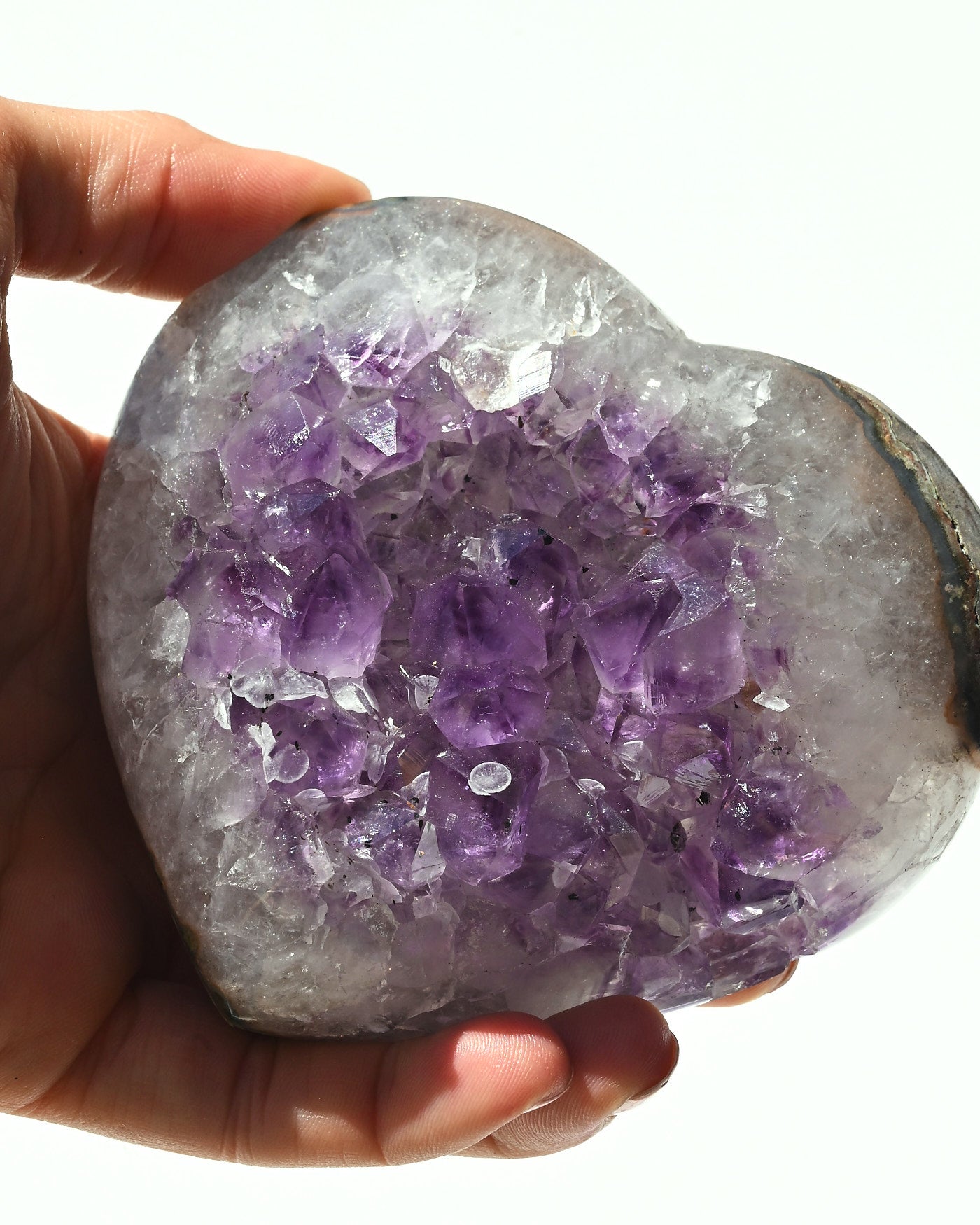 Amethyst Heart 490g