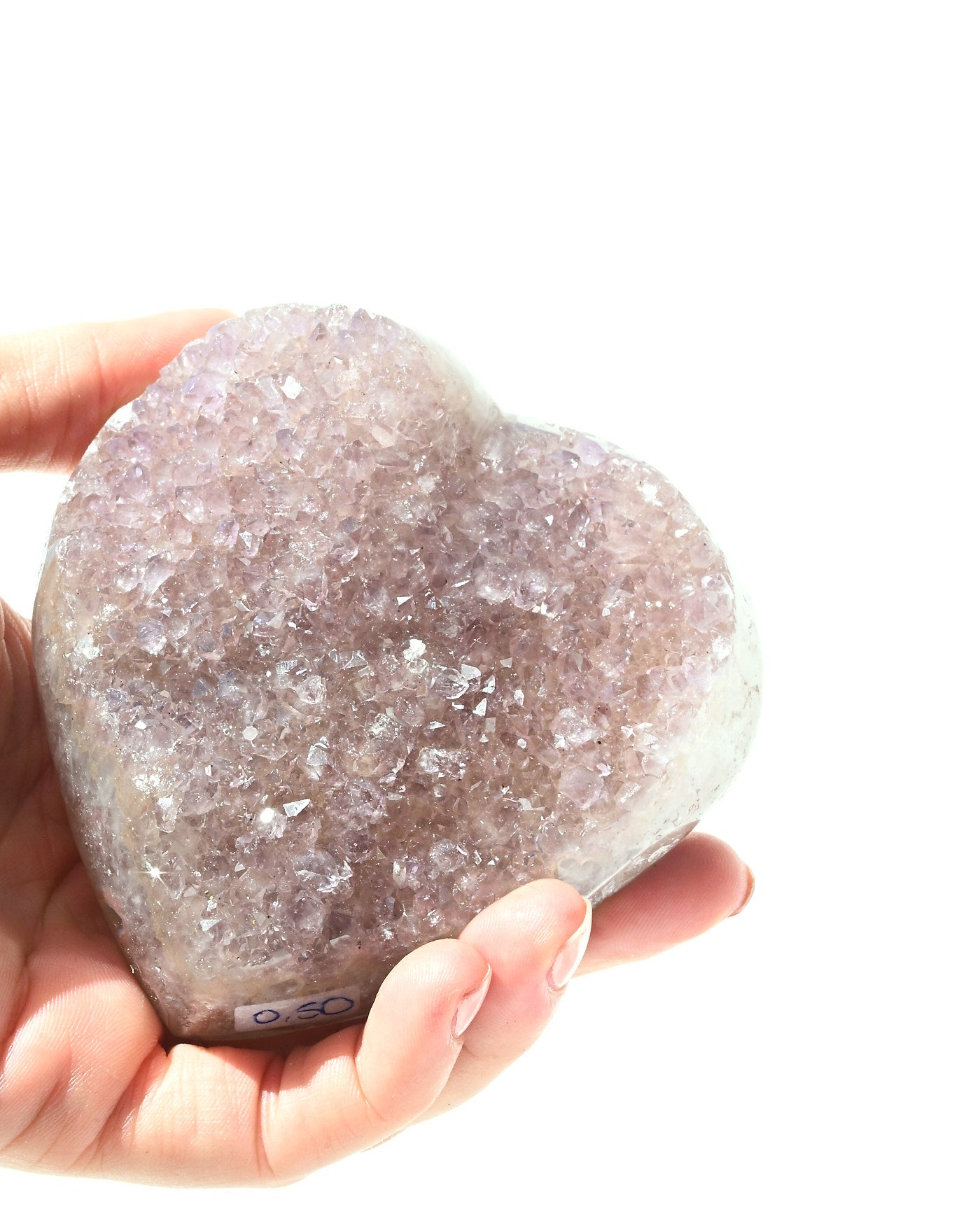 Amethyst Heart 500g