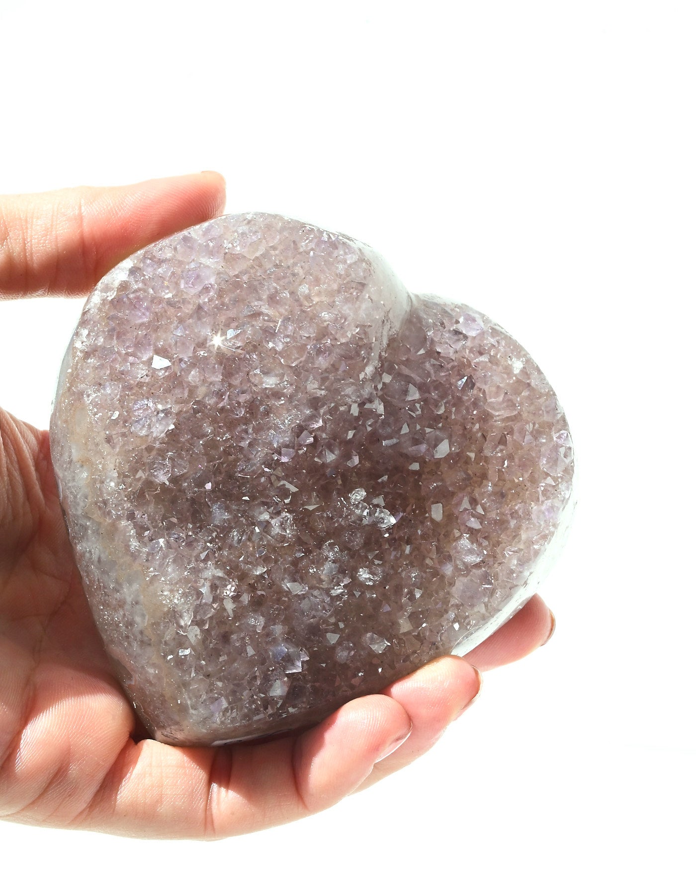 Amethyst Heart 500g view 2