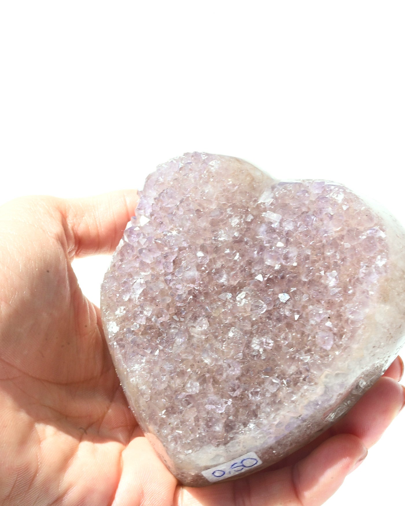 Amethyst Heart 500g view 3