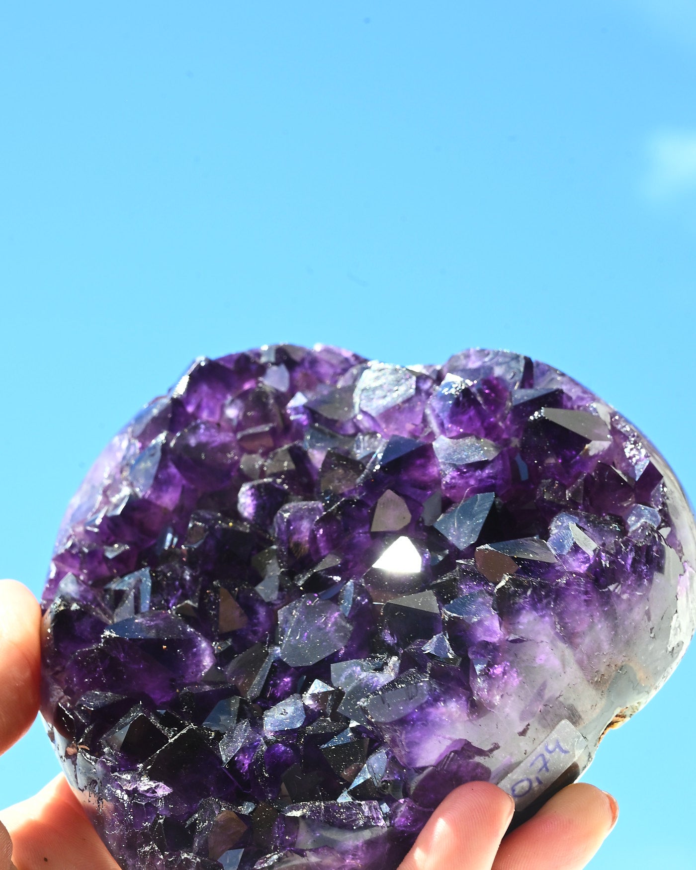 Amethyst Heart 740g