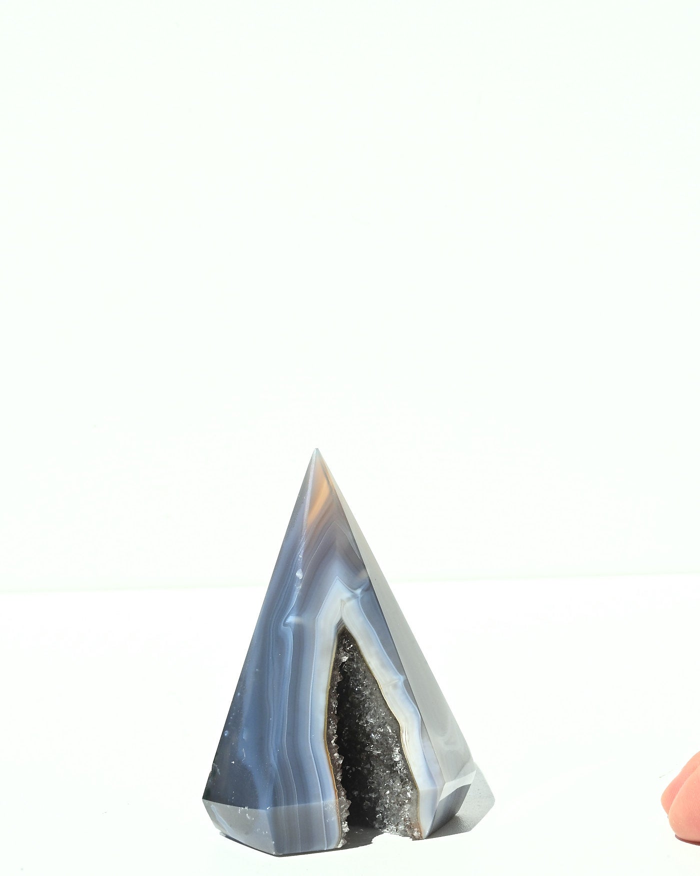 Amethyst Pyramid 226g view 2