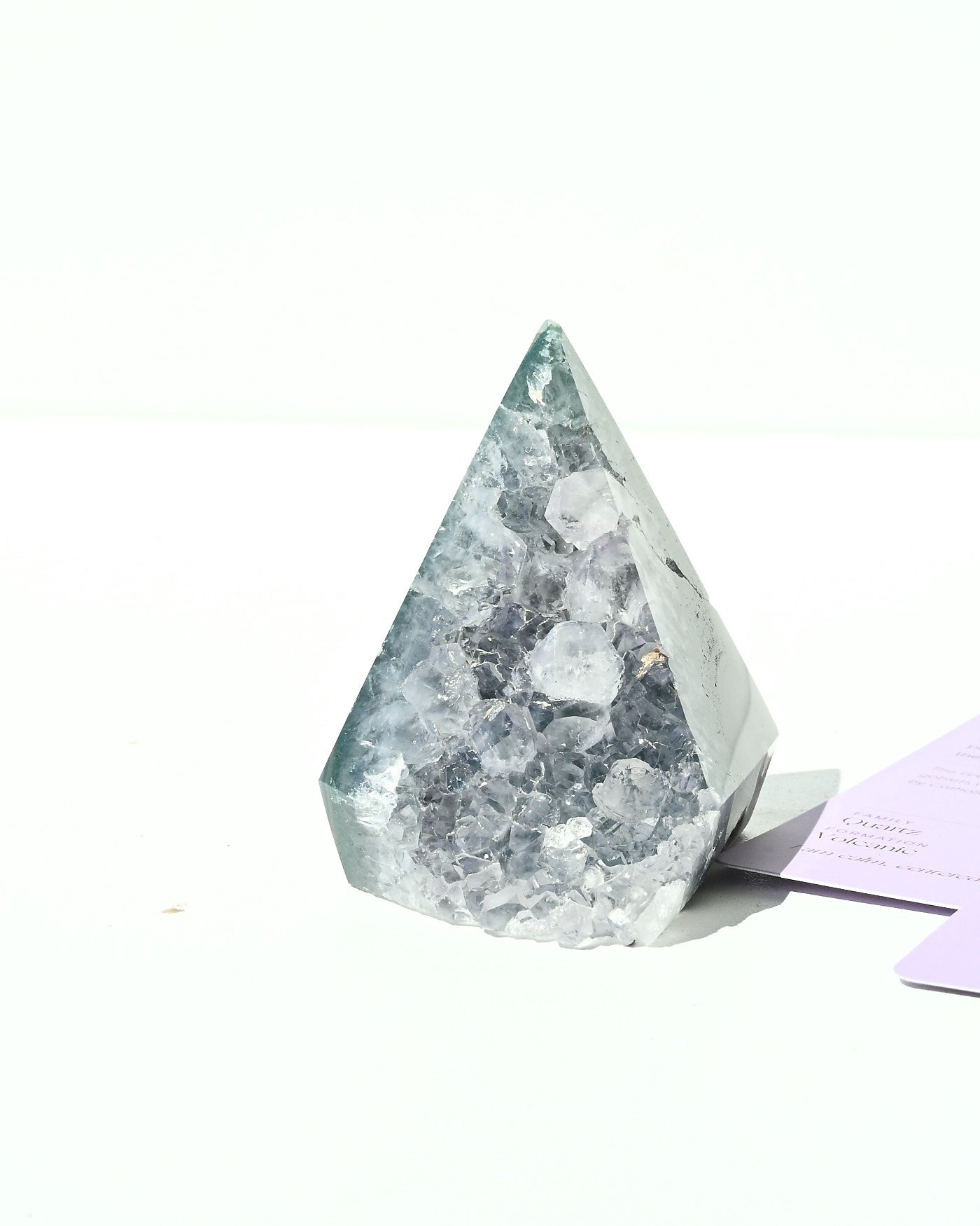 Amethyst Pyramid 242g view 2