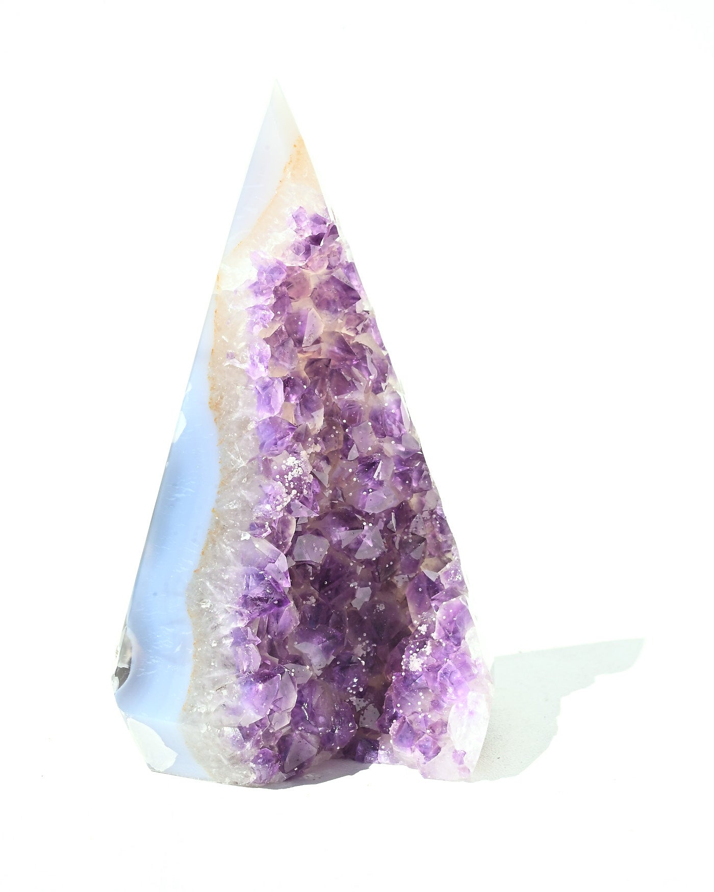 Amethyst Pyramid 334g view 2