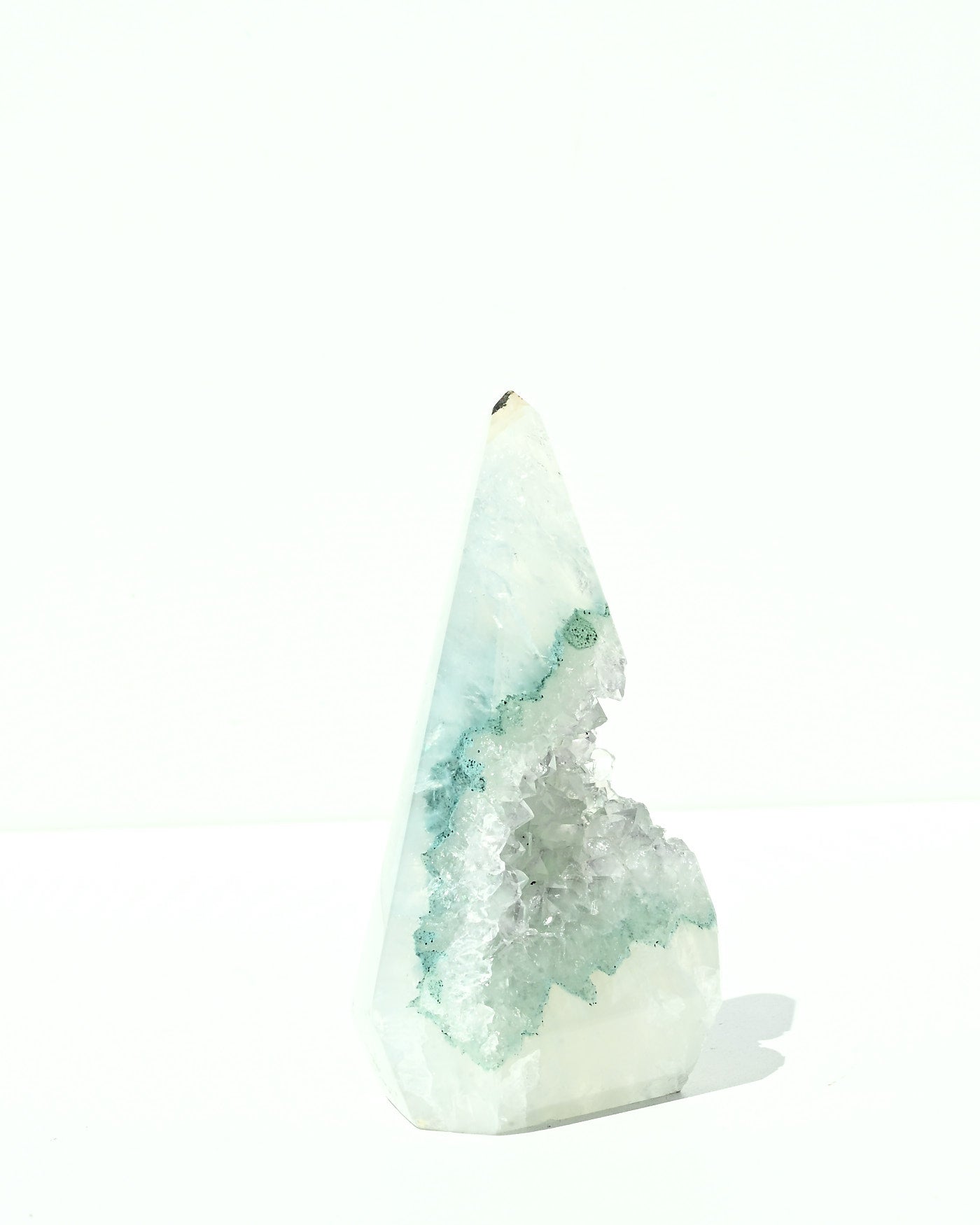Amethyst Pyramid 393g view 3