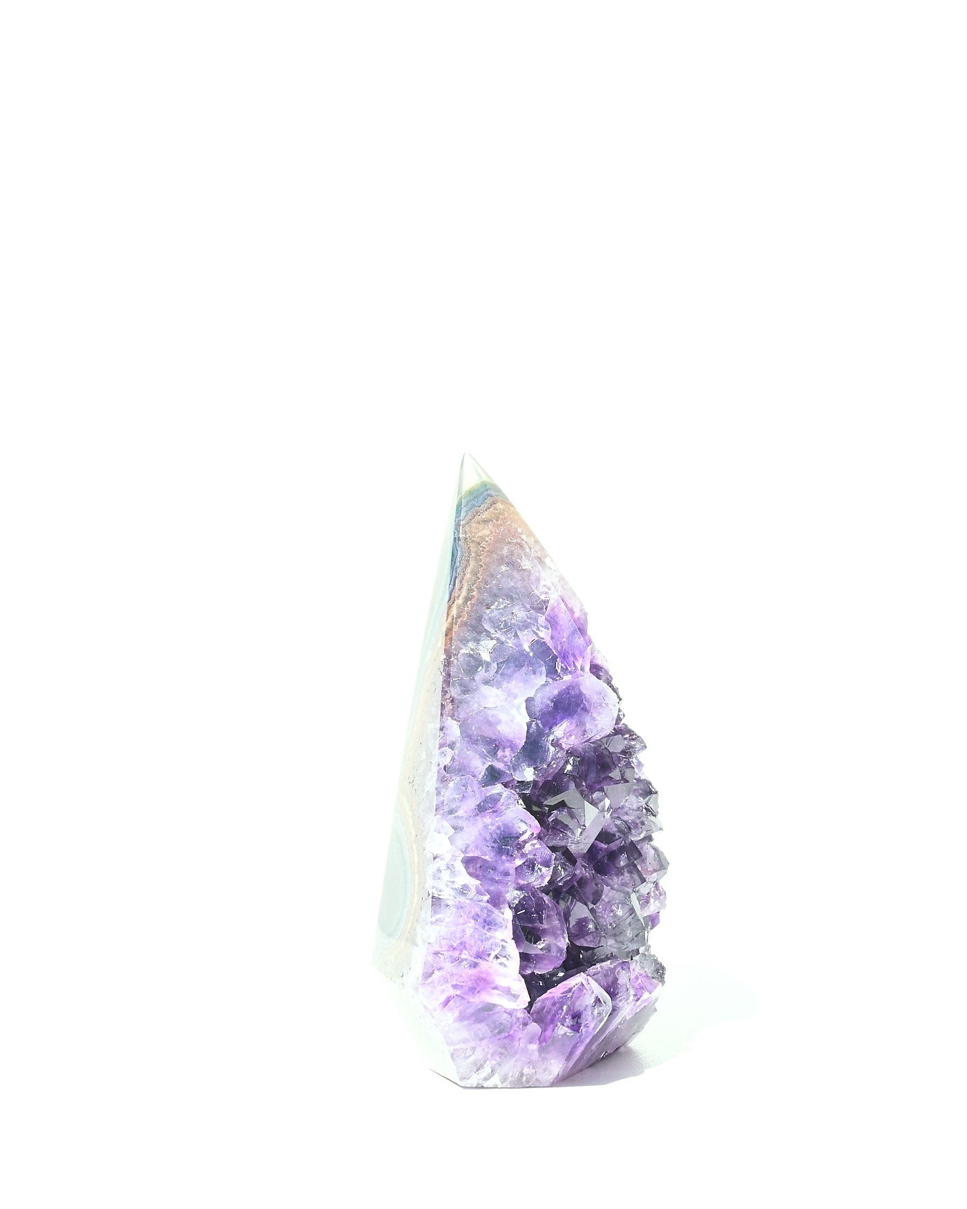 Amethyst Pyramid 439g view 2