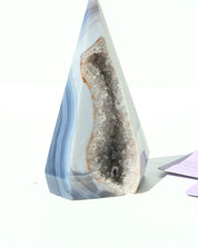 Amethyst Pyramid 463g view 3
