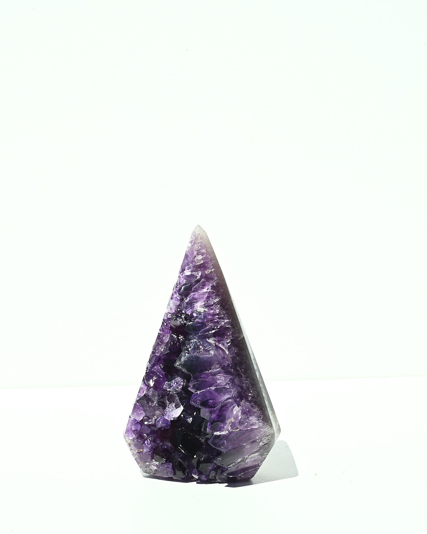 Amethyst Pyramid 593g view 3