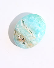 Blue Aragonite Palm Stone