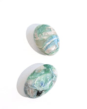 Blue Green Kyanite Palm Stone