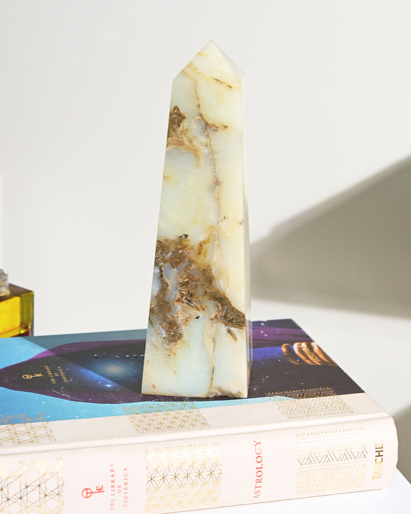 Peruvian Blue Opal Tower 2.4lbs