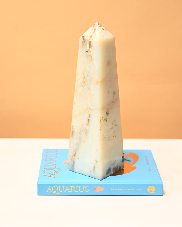 Peruvian Blue Opal Tower 7in