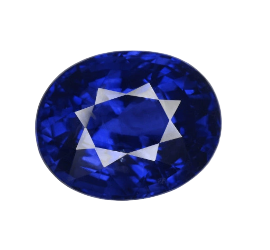Sapphire crystal — Blue, pink, yellow, green specimen, Trigonal crystal system