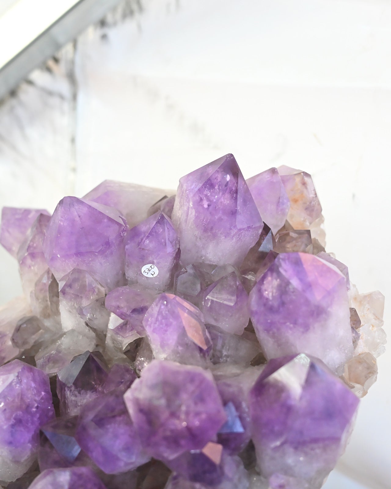 Bolivian Amethyst Cluster – Deep Violet (20 in)