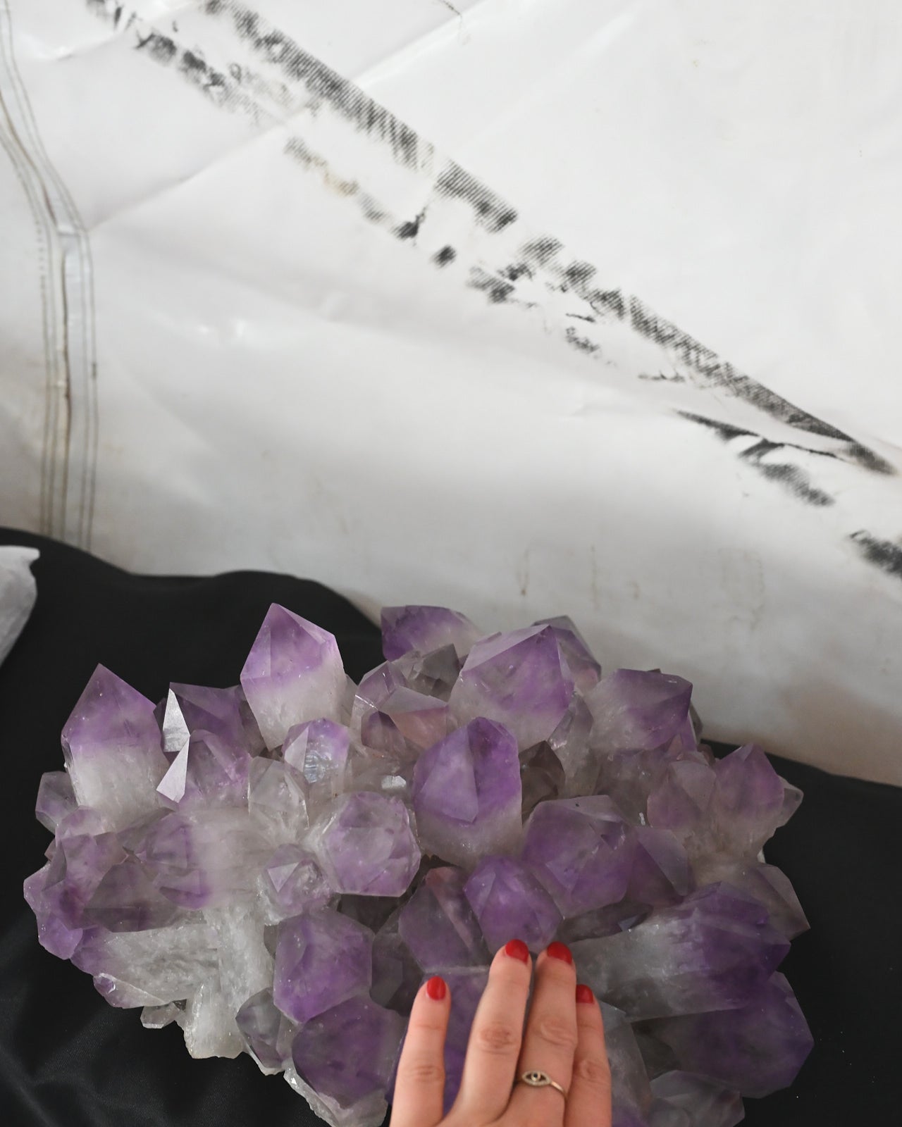 Bolivian Amethyst Cluster Statement (22 in)