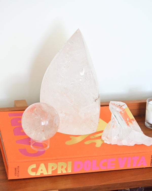 The Amplify Collection – Quartz Flame, Sphere & Cluster