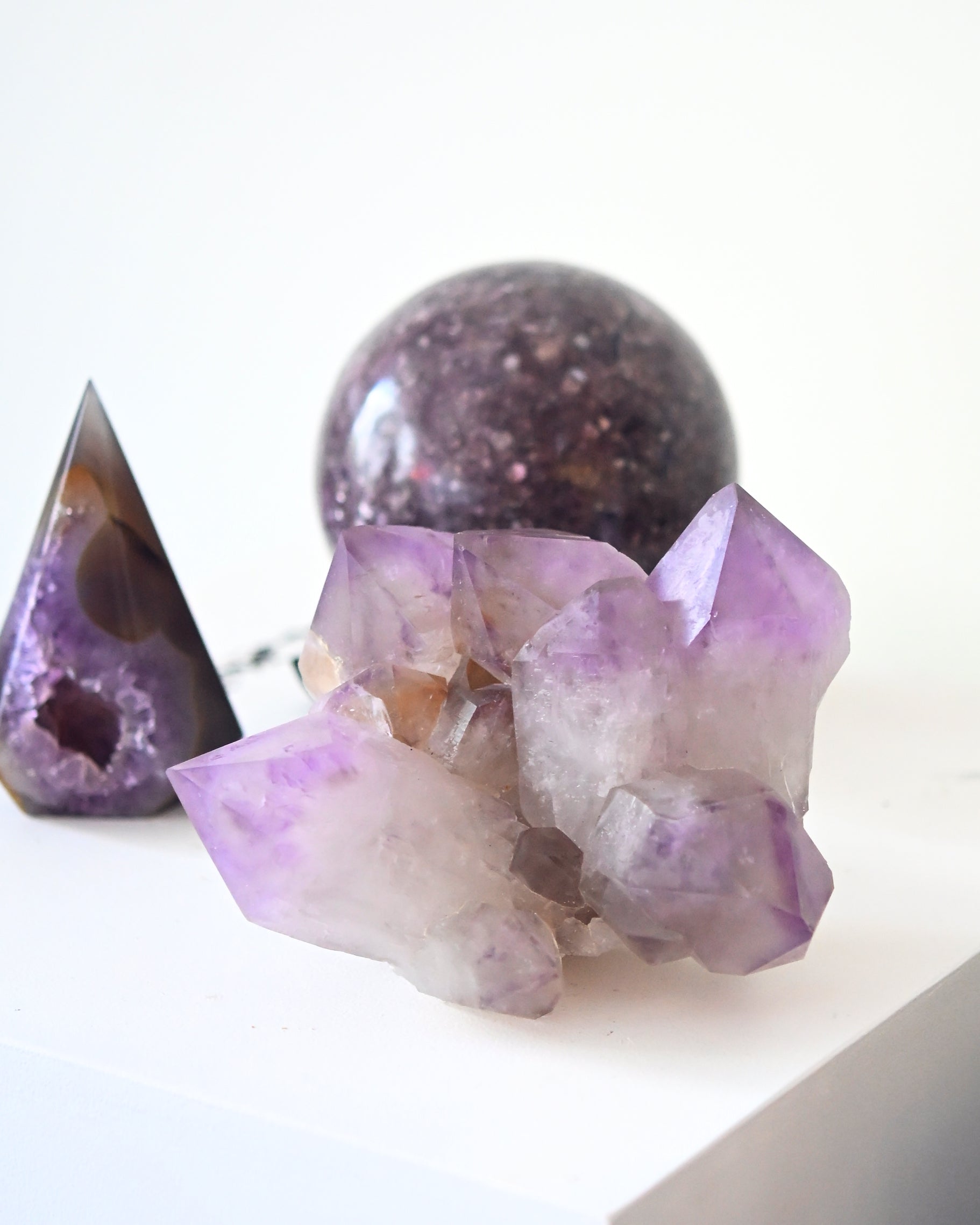 CALM Bundle -  Amethyst + Lepidolite + Shungite