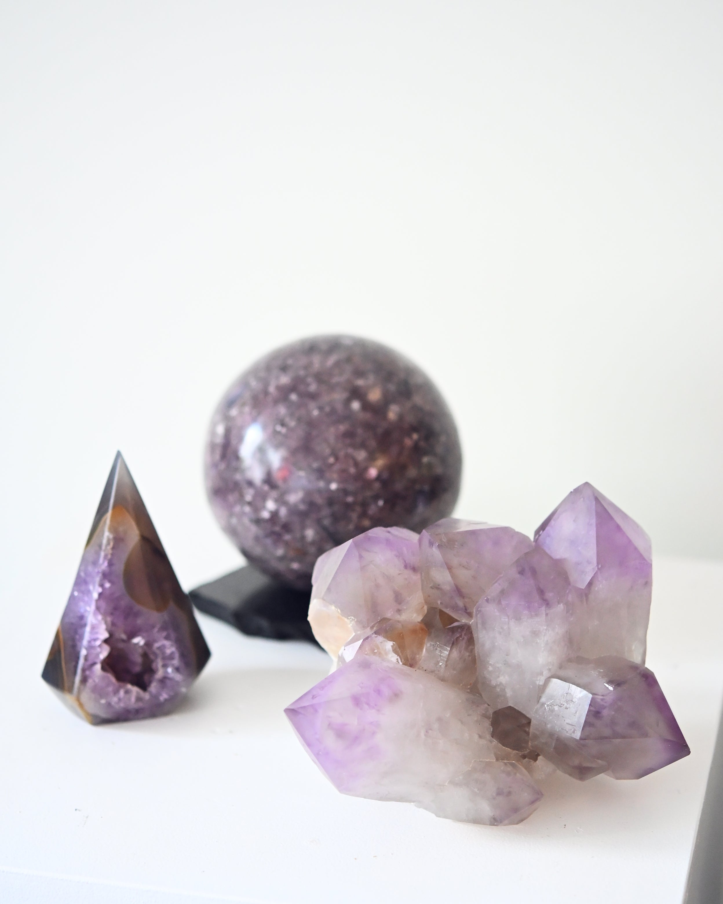 CALM Bundle -  Amethyst + Lepidolite + Shungite