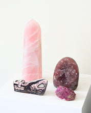 Love Set – Rose Quartz, Amethyst, Cobaltoan Calcite, Jasper