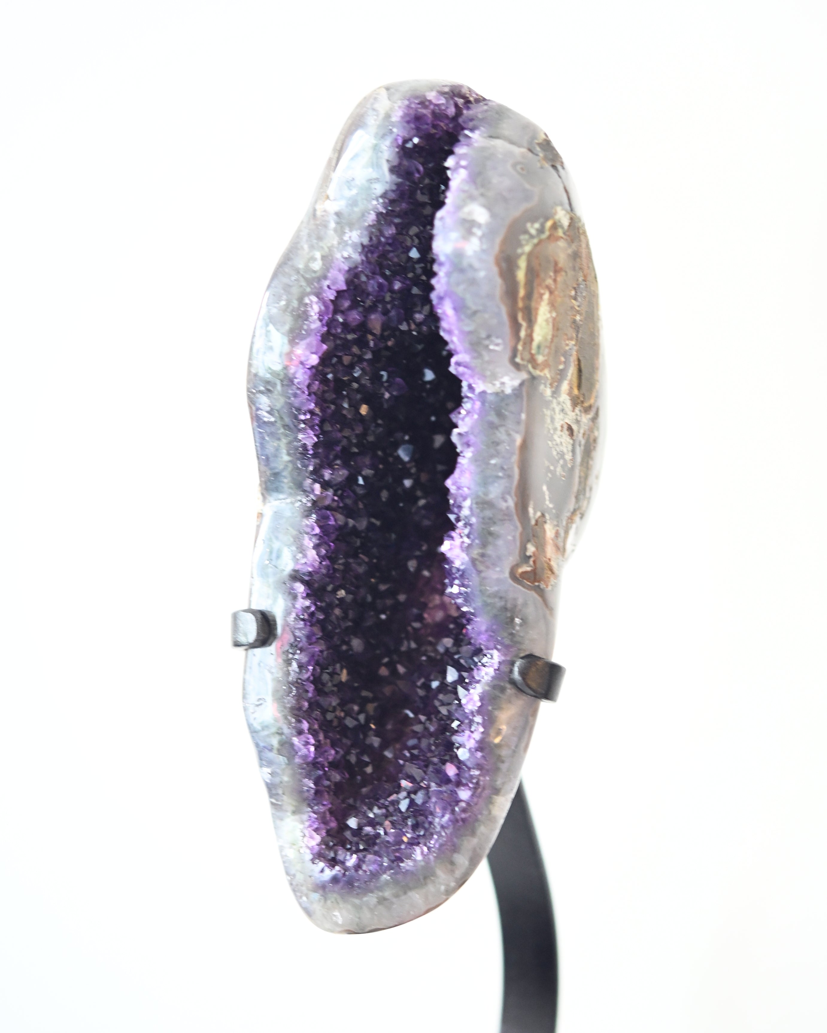 Statement Quartz Point & Amethyst Duo – Clarity & Protection