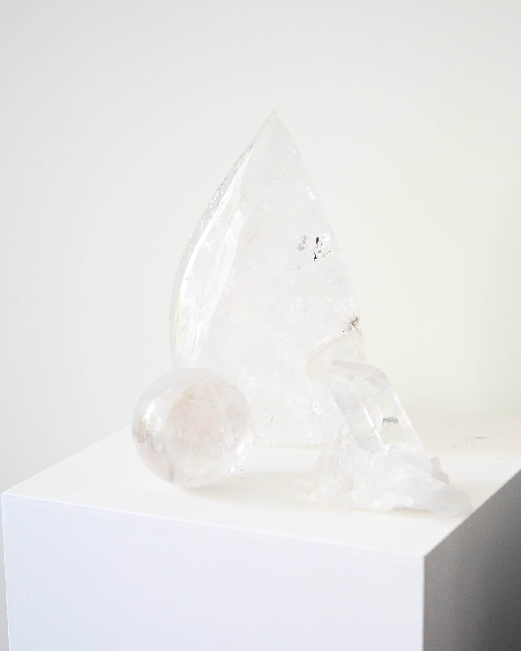 The Amplify Collection – Quartz Flame, Sphere & Cluster