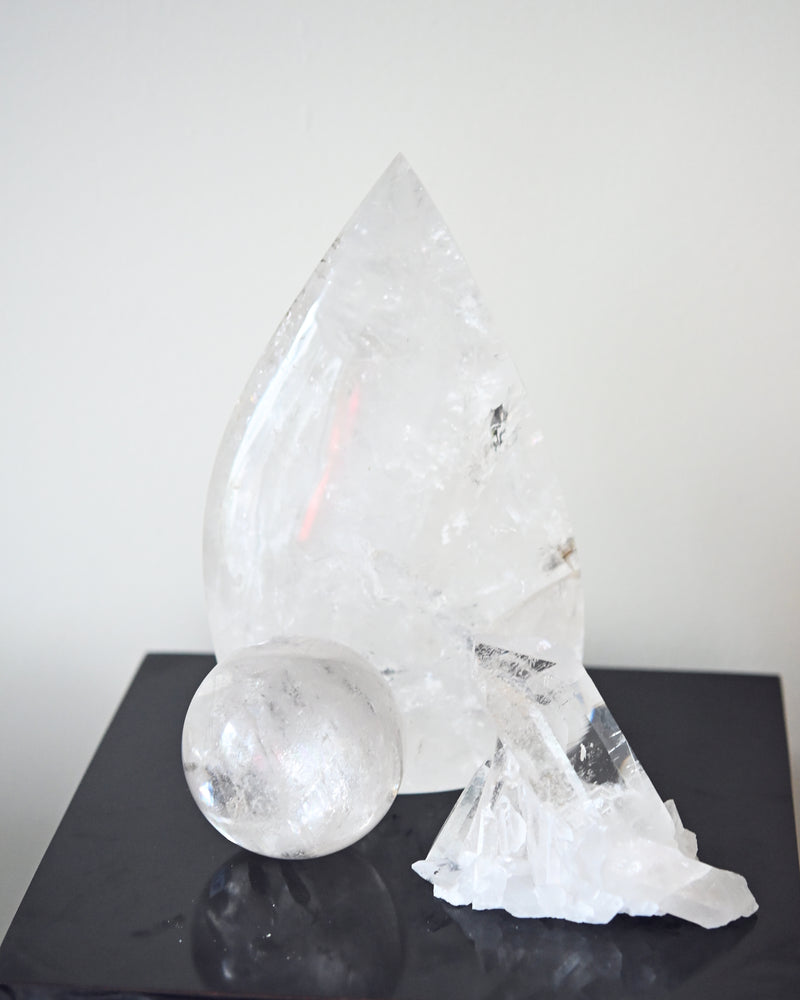 The Amplify Collection – Quartz Flame, Sphere & Cluster