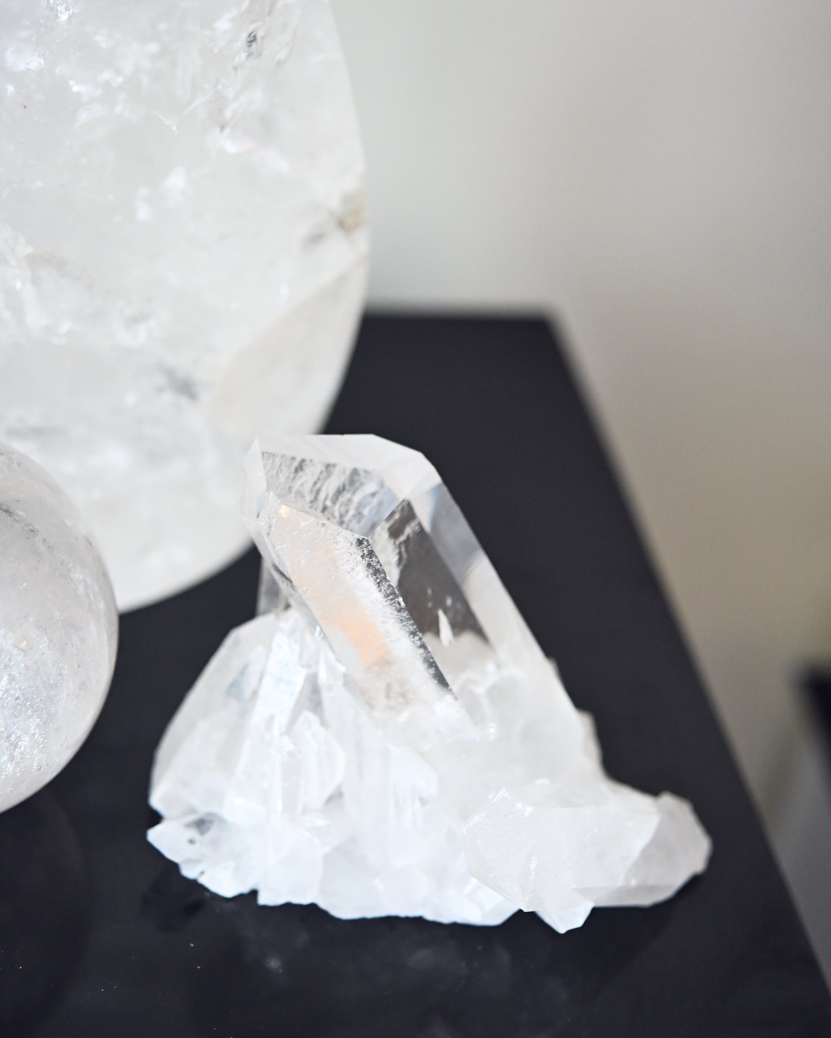 The Amplify Collection – Quartz Flame, Sphere & Cluster