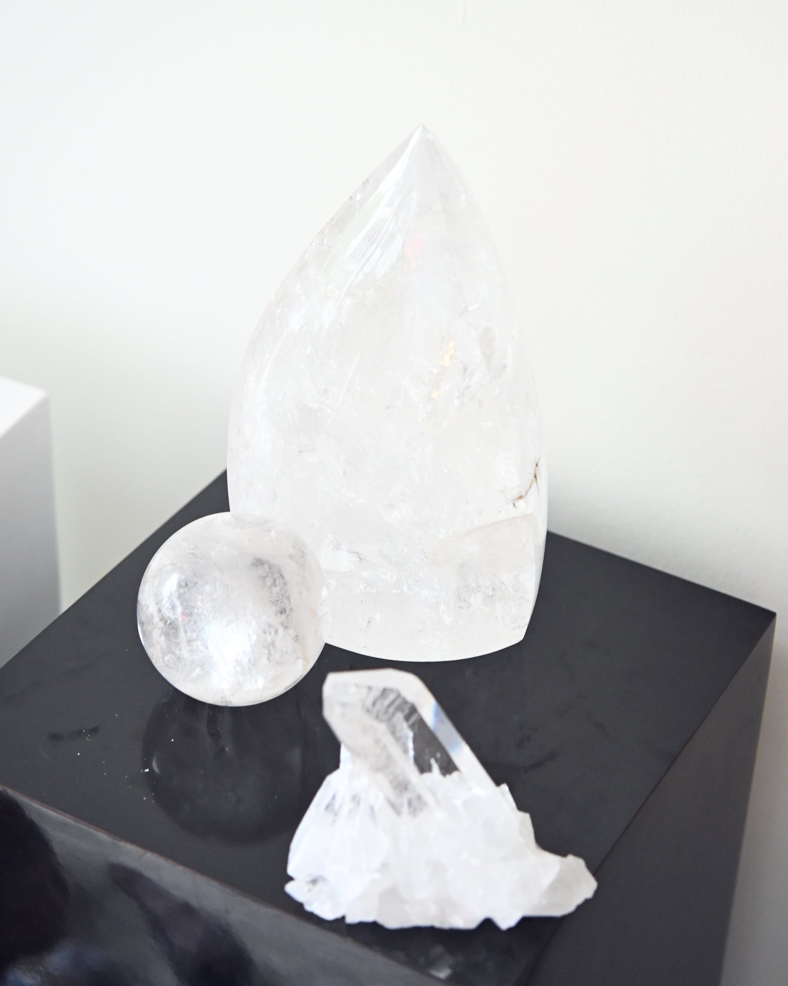 The Amplify Collection – Quartz Flame, Sphere & Cluster