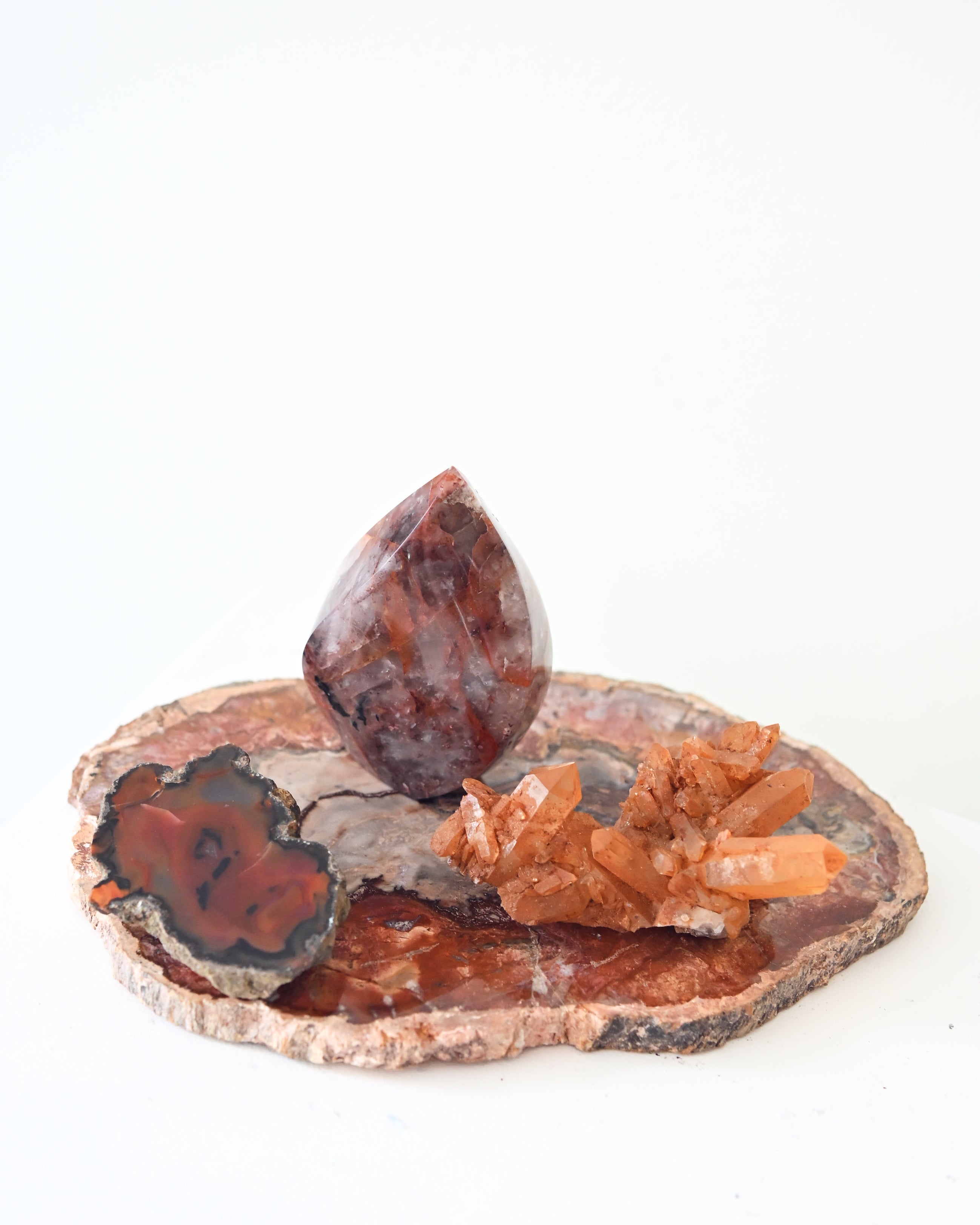 Grounded Fire Bundle - Slab + Geode + Flame + Cluster