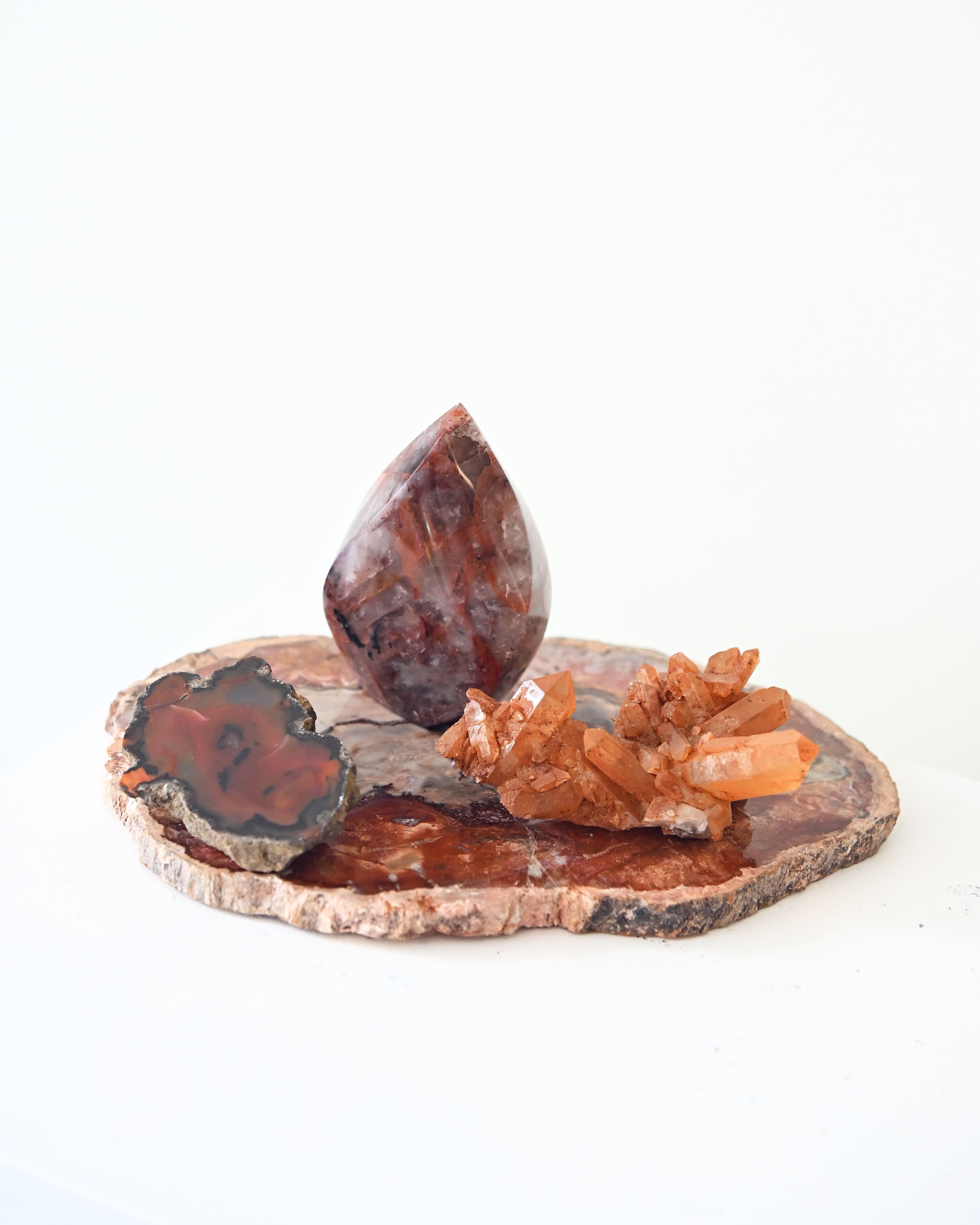 Grounded Fire Bundle - Slab + Geode + Flame + Cluster