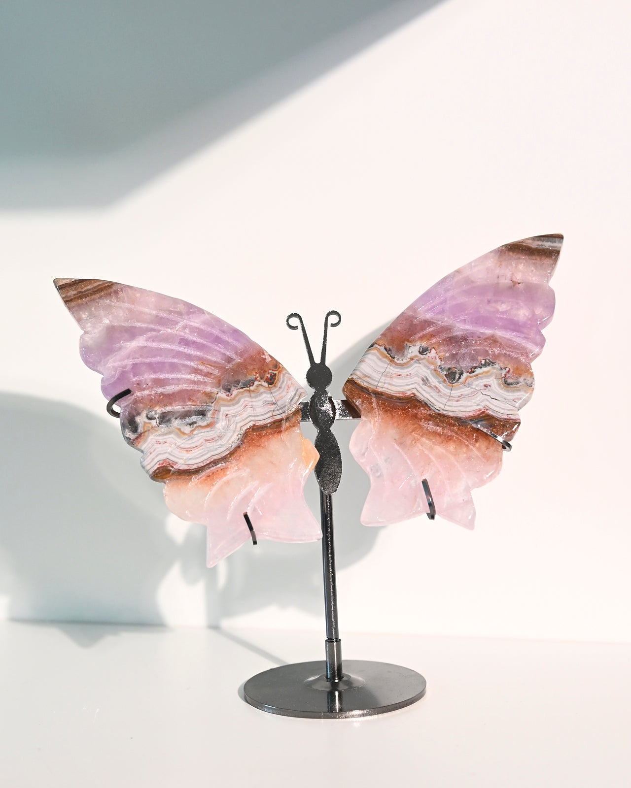 Amethyst Agate Butterfly