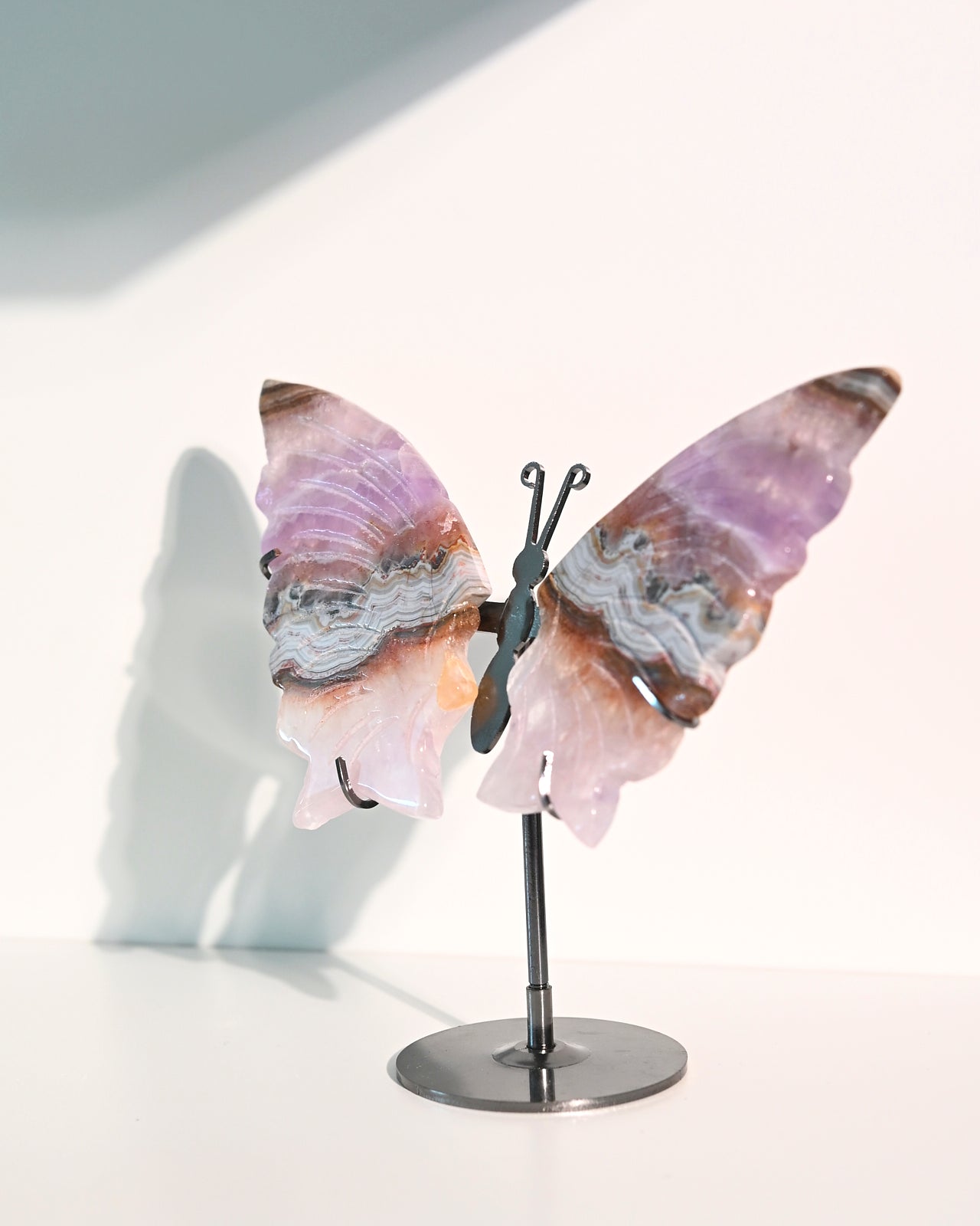 Amethyst Agate Butterfly