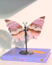 Amethyst Agate Butterfly