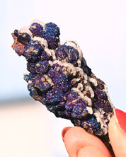 Chalcopyrite on Druzy Quartz Casteel Mine 0.12 lb