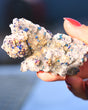 Chalcopyrite on Druzy Quartz 0.18 lb — Casteel Mine