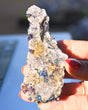 Chalcopyrite on Druzy Quartz 0.23 lb — Casteel Mine