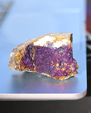 Chalcopyrite on Druzy Quartz Casteel Mine 0.255 lb