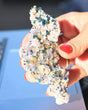 Chalcopyrite on Druzy Quartz 0.26 lb — Casteel Mine