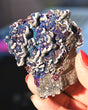 Chalcopyrite on Druzy Quartz 0.305 lb — Casteel Mine