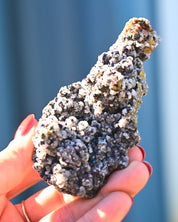 Chalcopyrite on Druzy Quartz Casteel Mine 0.355 lb
