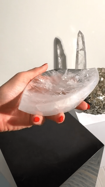 Clear Quartz Bowl 4 inch