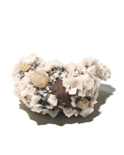 Calcite with Dolomite side view with druzy accents